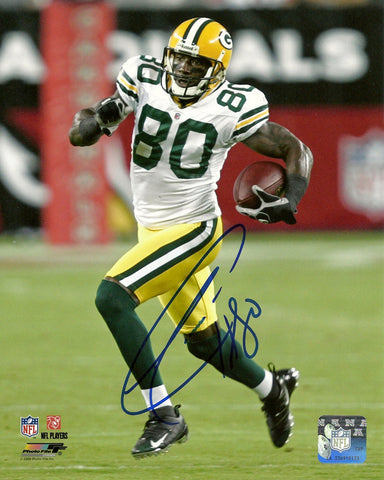 Packers DONALD DRIVER Signed 8x10 Photo #4 AUTO - SB XLV Champ - Career Leader