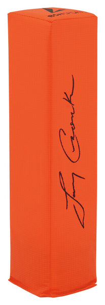 Larry Csonka (DOLPHINS) Signed BSN Orange Endzone Football Pylon -(SCHWARTZ COA)