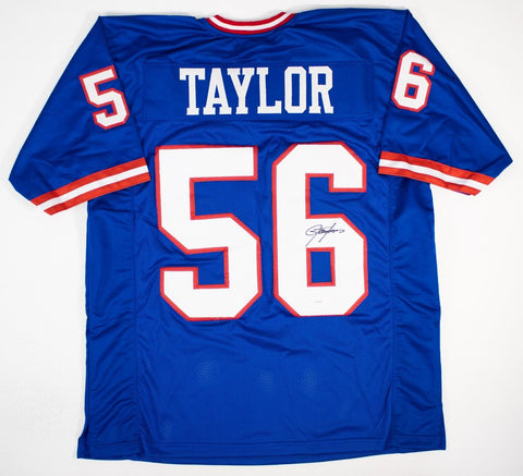 Lawrence Taylor Signed New York Giants Jersey (JSA) 2xSuper Bowl Champion / L..B