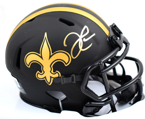 Derek Carr Signed New Orleans Saints Eclipse Speed Mini Helmet-Beckett W Holo