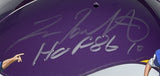 Fran Tarkenton Vikings Signed/Ins Full Size TK Suspension Helmet PSA/DNA 205137