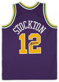 FRMD John Stockton Utah Jazz Signed Mitchell & Ness 1991-92 Swingman Jersey