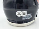 DEVIN HESTER AUTOGRAPHED BEARS BLUE SPEED MINI HELMET BECKETT WITNESS 244042