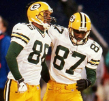 Super Bowl XXXI Packers Jersey Signed by Freeman, Rison, Brooks & Chmura JSA COA