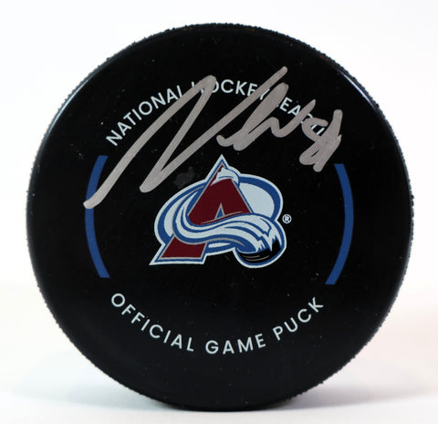 Martin Necas Autographed Colorado Avalanche Official Game Puck - Fanatics COA