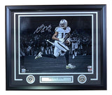 Davante Adams Signed Framed 16x20 Las Vegas Raiders White Jersey Photo BAS ITP