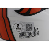 John Elway Autographed Denver Broncos Lunar Mini Helmet Beckett Witness 50197