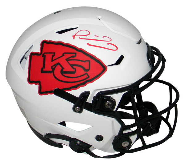 PATRICK MAHOMES SIGNED KANSAS CITY CHIEFS LUNAR AUTHENTIC SPEEDFLEX HELMET BAS