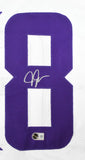 Justin Jefferson Autographed White Pro Style Jersey - Beckett W Hologram