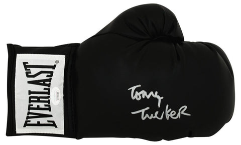 Tony Tucker Signed Everlast Black Boxing Glove - (JSA COA & HOLO)