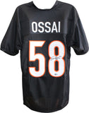 Joseph Assai Autographed/Signed Pro Style Size XL Black Jersey Beckett 59450