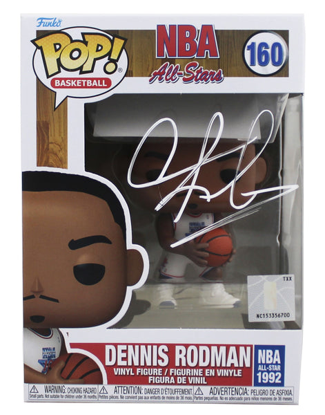 Bulls Dennis Rodman Authentic Signed #160 Funko Pop Vinyl Figure BAS #BY103573