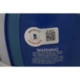 James Van Der Beek Autographed Varsity Blues Coyotes Mini Helmet Beckett 46792