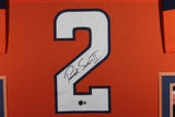 PATRICK SURTAIN II (Broncos orange SKYLINE) Signed Auto Framed Jersey Beckett