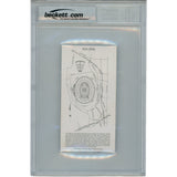 Phil Simms Autographed New York Giants Ticket Stub SB XXI MVP Slab Beckett 53172