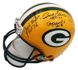 Hall of Famers Signed Green Bay Packers Proline Helmet -Brett Favre/Reggie White