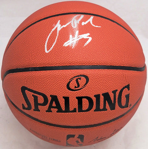 Jordan Poole Autographed Spalding Basketball Warriors (Smudge) Beckett
