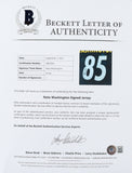 Nate Washington Signed "34 x 41" Framed Pittsburgh Steelers Jersey (Beckett LOA)