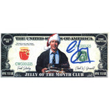 Chevy Chase Autographed/Signed Christmas Vacation Dollar Bill Beckett WIT 58297