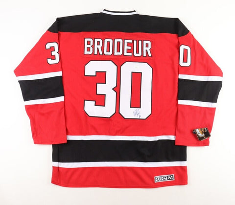 Martin Brodeur Signed New Jersey Devils Jersey (JSA COA) 10xAll Star Goal Tender