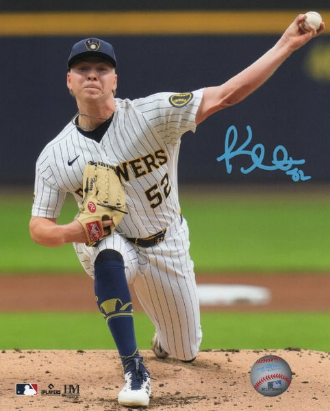 Milwaukee Brewers Pitcher KYLE HARRISON Signed 8x10 Photo #3 AUTO