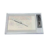 Zinedine Zidane Signed 1991 European Cup Debut Ticket - BGS Authentic