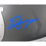Edgerrin James Autographed Indianapolis Colts Slate Mini Helmet Beckett 51585