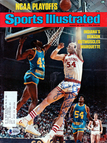Kent Benson Autographed Sports Illustrated Indiana "To Stan" Beckett B63843
