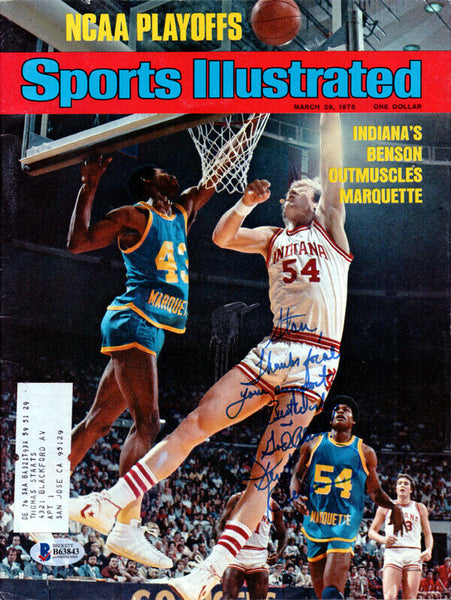 Kent Benson Autographed Sports Illustrated Indiana "To Stan" Beckett B63843