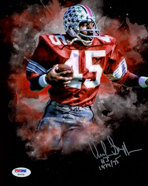 Archie Griffin Autographed Ohio State Buckeyes 8x10 Photo HT 1974/75 PSA 42498
