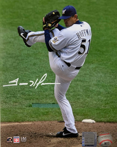 Brewers TREVER HOFFMAN Signed 8x10 AUTO Photo #5 AUTO ~ HOF '18 ~ 601 Saves