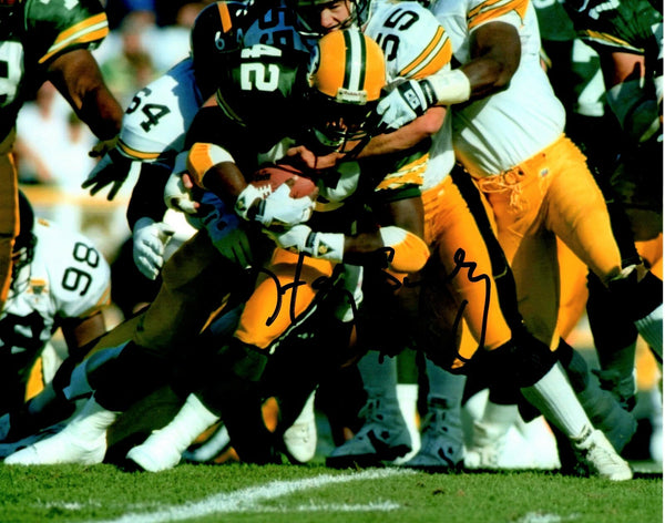 Packers Running Back HARRY SYDNEY Signed 8x10 AUTO Photo #1 - 1992