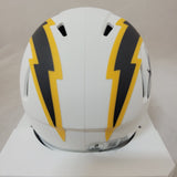 LADD MCCONKEY SIGNED LA CHARGERS LUNAR ECLIPSE SPEED MINI HELMET BECKETT QR