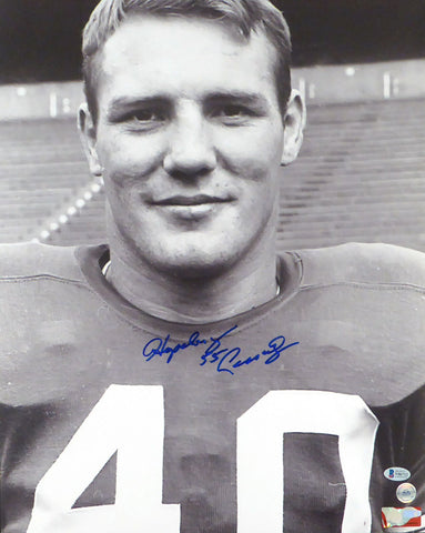 HOWARD "HOPALONG" CASSADY AUTOGRAPHED 16X20 PHOTO OHIO STATE BECKETT 179074