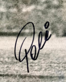 Pele Autographed 16x20 Black & White Framed Photo -- Brazil National Team PSA COA