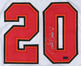 Ronde Barber Signed Tampa Bay Buccaneers Jersey (Radtke COA) Tiki's Twin Brother