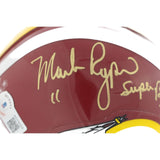 Mark Rypien Signed Redskins VSR4 TB Replica Mini Helmet SB MVP BAS 44265