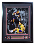 Allen Iverson Signed Framed 16x20 Philadelphia 76ers Lue Step Over Photo JSA ITP