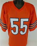 Lance Briggs Signed Chicago Bears Jersey (Beckett) 7xPro Bowl (2005-2011) L.B.