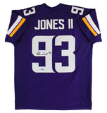 Patrick Jones Authentic Signed Purple Pro Style Jersey Autographed BAS Witnessed