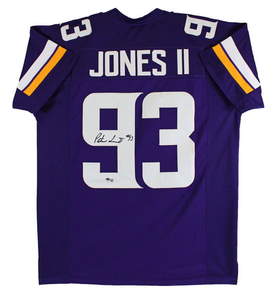 Patrick Jones Authentic Signed Purple Pro Style Jersey Autographed BAS Witnessed
