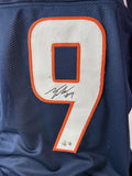 Talanoa Hufanga (Denver Broncos) Autographed Custom Jersey (Navy) Beckett COA