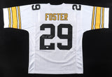 Barry Foster Signed Pittsburgh Steelers Home Jersey (JSA COA) 2xPro Bowl R.B.