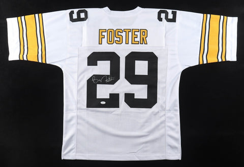 Barry Foster Signed Pittsburgh Steelers Home Jersey (JSA COA) 2xPro Bowl R.B.