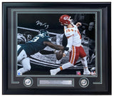 Milton Williams Signed Framed 16x20 Eagles SB 59 Strip Sack Spotlight Photo BAS
