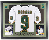 Mike Modano Signed Dallas Stars 35" x 43" Framed Jersey (JSA) 1999 Cup Champion