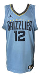 Ja Morant Signed Memphis Grizzlies Light Blue Nike Swingman Jersey BAS