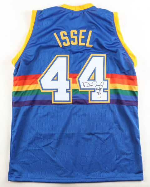 Dan Issel Signed Denver Nuggets Jersey Inscribed "HOF 93" (JSA) 6xNBA All Star