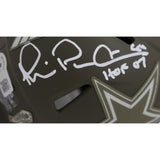 Michael Irvin Autographed Dallas Cowboys Mini Helmet 22 STS HOF Beckett 46886