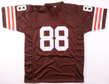 Reggie Langhorne Signed Cleveland Browns Jersey Inscribed "Dawg Pound" All World
